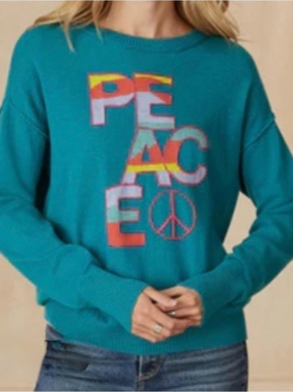 Sundance Sweater Colors of Peace Wool Blend